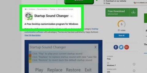 Modifica il suono di avvio di windows