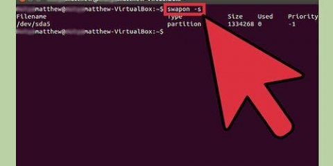 Controllo della memoria di scambio in linux