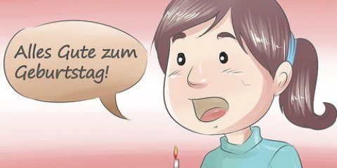 Buon compleanno a qualcuno in tedesco