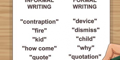 Evitare la scrittura informale in inglese