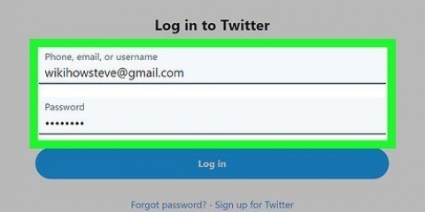 Accedi a twitter