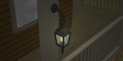 Tieni gli insetti lontani da una lampada da giardino