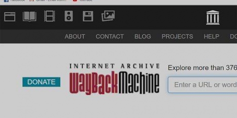 Utilizzo della wayback machine di internet archive