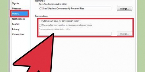 Trova la cronologia delle chat in msn messenger
