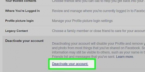 Disattiva il tuo account facebook