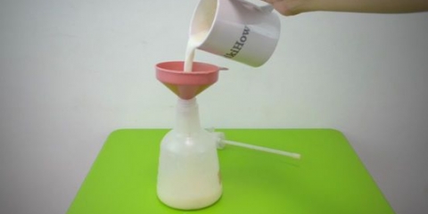 Raddrizza i capelli con il latte