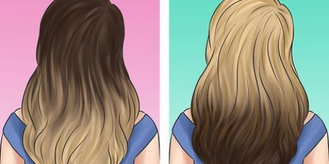 Tingi i capelli per ottenere un effetto ombretto