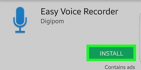 Registra la tua voce con android