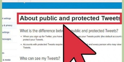 Rendere privato il tuo account twitter