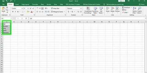 Converti da minuscolo a maiuscolo in excel