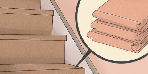 Posa del laminato su una scala