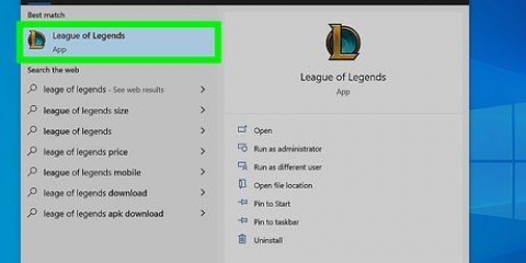 Giocare a league of legends in modalità finestra