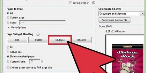 Stampa più pagine per foglio di carta in adobe reader