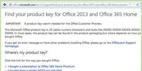 Installa microsoft office