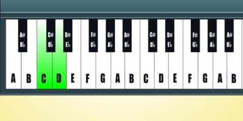 Impara le note su un pianoforte o una tastiera