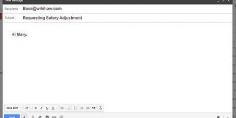 Richiedi un aumento via e-mail