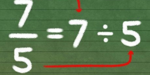 Conversione di frazioni improprie in numeri misti
