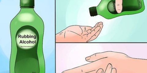 Usando alcol denaturato