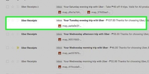 Stampa le ricevute di uber