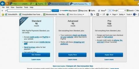 Accetta pagamenti paypal