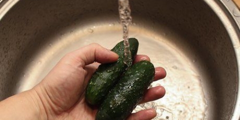 Conservazione delle fette di cetriolo