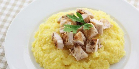 Preparazione polenta