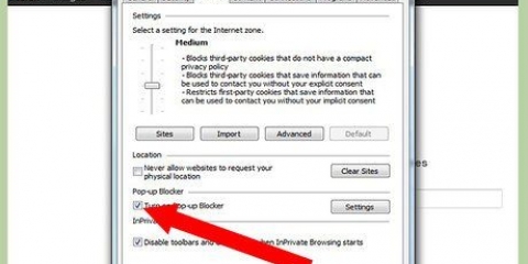 Blocca i popup su internet