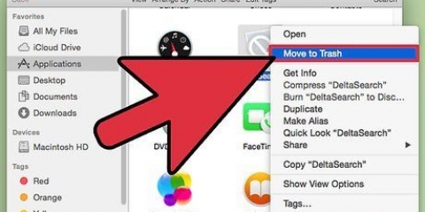Disinstalla i programmi su un mac
