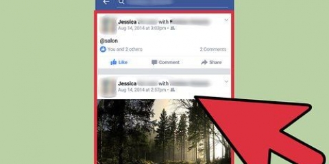 Elimina commenti o messaggi su facebook nell'app facebook