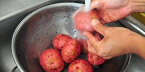 Preparare le patate rosse