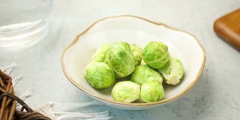 Congelare i cavolini di bruxelles
