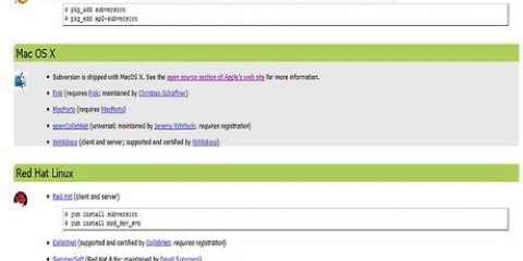 Installazione di subversion su mac