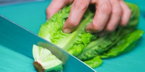 Fare l'insalata dell'orto