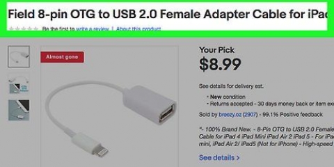 Collegamento usb a un ipad