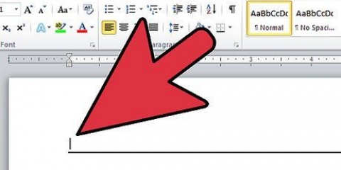 Sbarazzarsi di una linea orizzontale in ms word