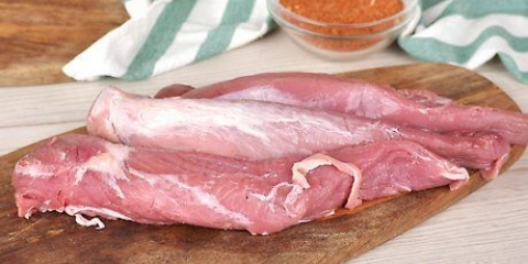 Preparare il filetto di maiale