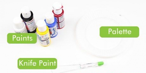 Mescolare i colori della vernice