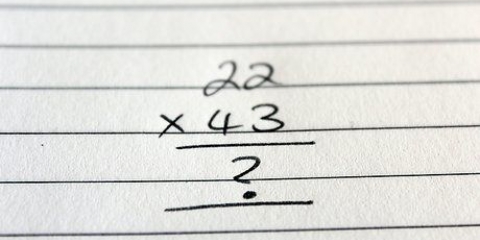 Moltiplicare con numeri a due cifre