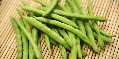 Sbollentare i fagioli freschi