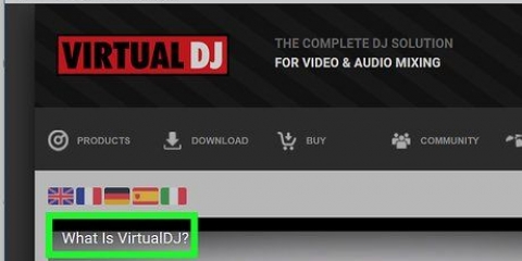Utilizzo di virtual dj
