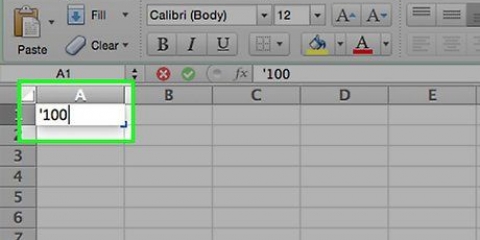 Impedisci a excel di rimuovere gli zeri all'inizio e alla fine di un numero