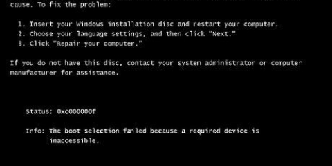 Reinstalla windows 7