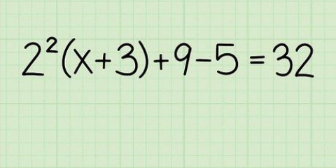 Risolvi x in un'equazione