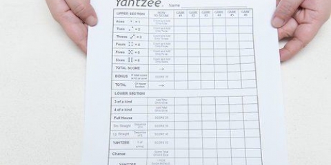 Giocando a yahtzee