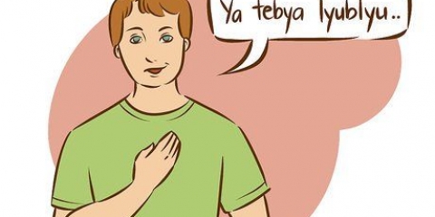 Di' che ami qualcuno in russo