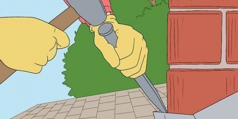 Posizionamento lampeggiante attorno a un camino