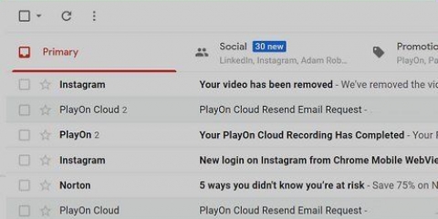 Cerca per data in gmail
