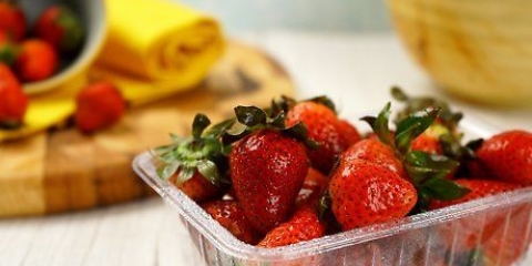 Assicurati che le fragole rimangano fresche