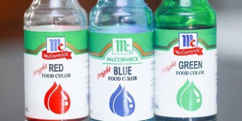 Fare il colorante alimentare nero