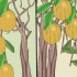 Alberi di limone in crescita all'interno